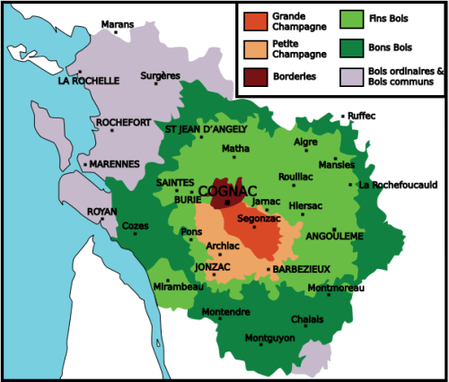 Cognac Map