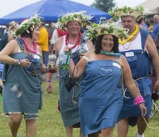 Self-described "redneck togas"