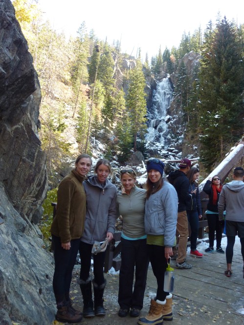 We led Sarah to a bridge in front of a waterfall where we had arranged for Mike to be waiting with a proposal.
