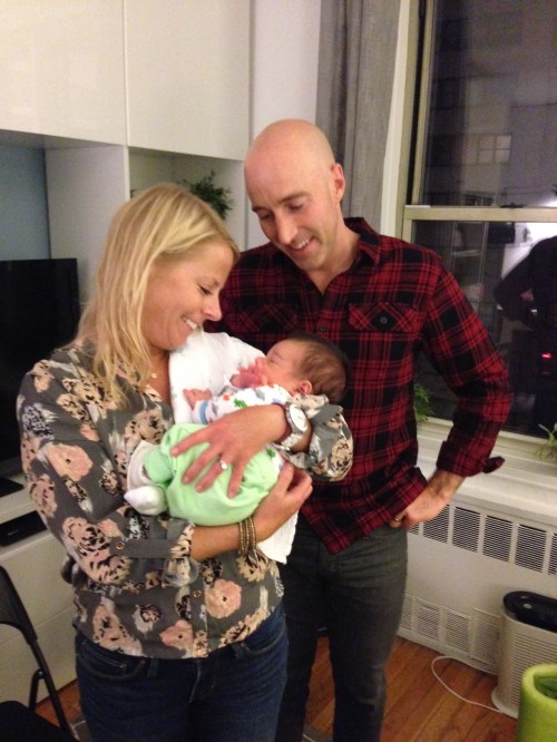 We met our friend Jim's baby boy.