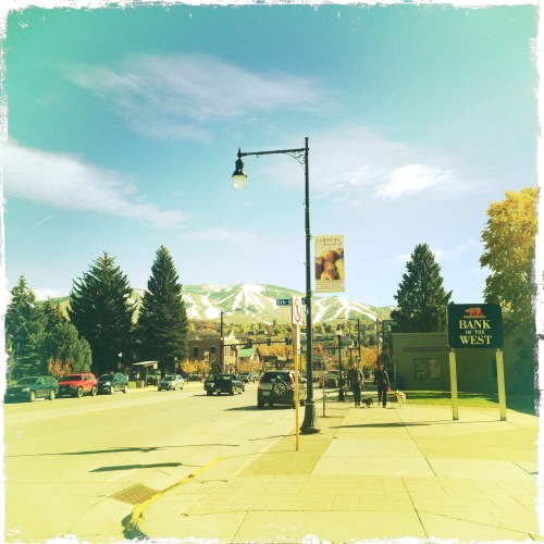 You know you're in a good place when you can see the ski mountain from downtown.