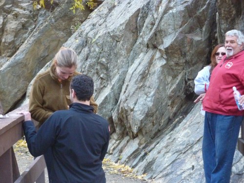 We got her good!  The only person who might have been more surprised was the dude in the red sweatshirt.